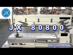 La machine à coudre à chaînes simple et double de long bras du moteur 550W pour la sécurité enorme de sac manipulent un plus grand tissu