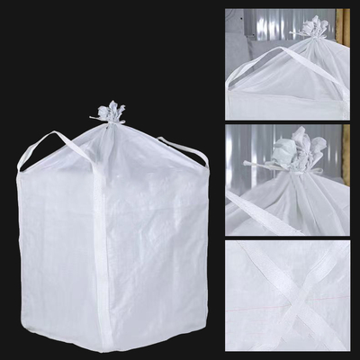 Nouveau sable blanc matériel FIBC Ton Bags de couleur de pp 1000x1000x1000mm